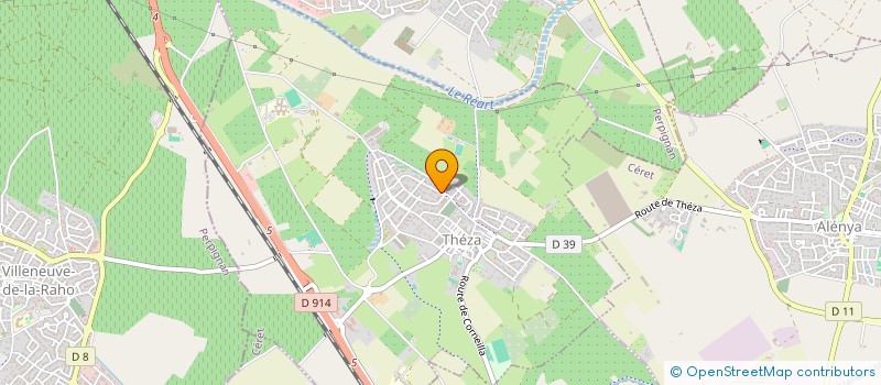 localisation de l'entreprise ALC JARDINAGE à THEZA