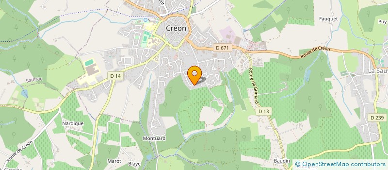 localisation de l'entreprise ALC LOGISTIQUE  CREON