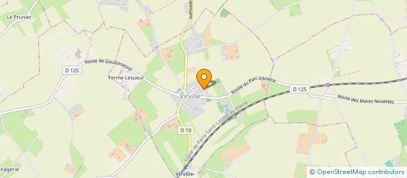 localisation de l'entreprise ALC MARILLIER H.  VIRVILLE