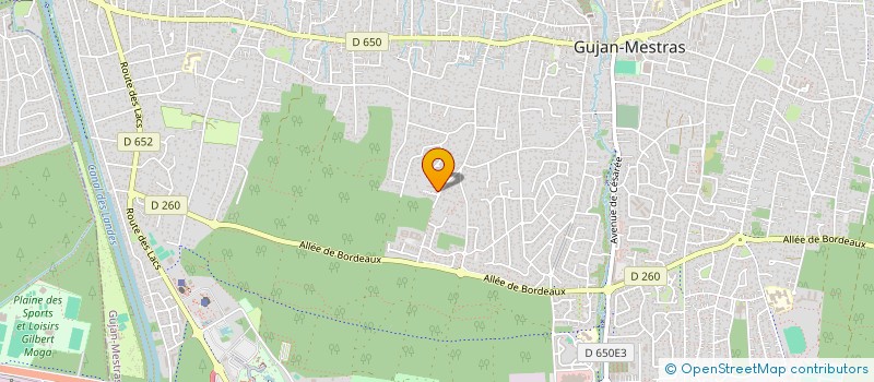 localisation de l'entreprise ALC-MDT  GUJAN-MESTRAS