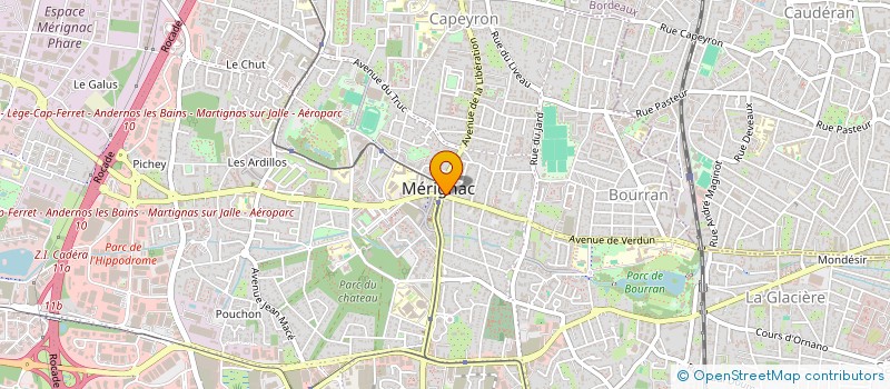 localisation de l'entreprise ALC'OR  MERIGNAC