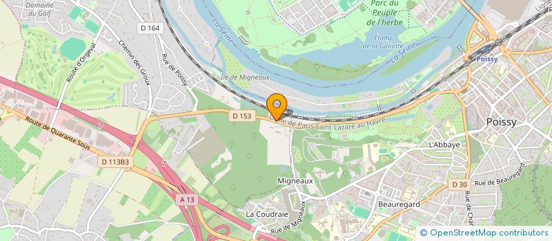 localisation de l'entreprise ALC PARIS à VILLENNES-SUR-SEINE