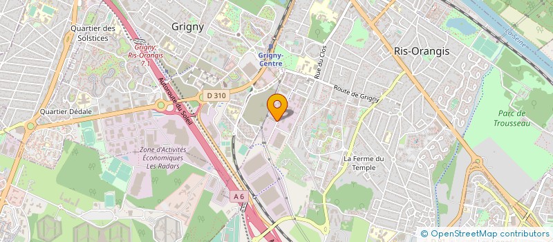 localisation de l'entreprise ALC PERFUSION à RIS-ORANGIS