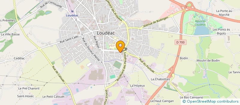 localisation de l'entreprise ALC RAMASSAGE à LOUDEAC