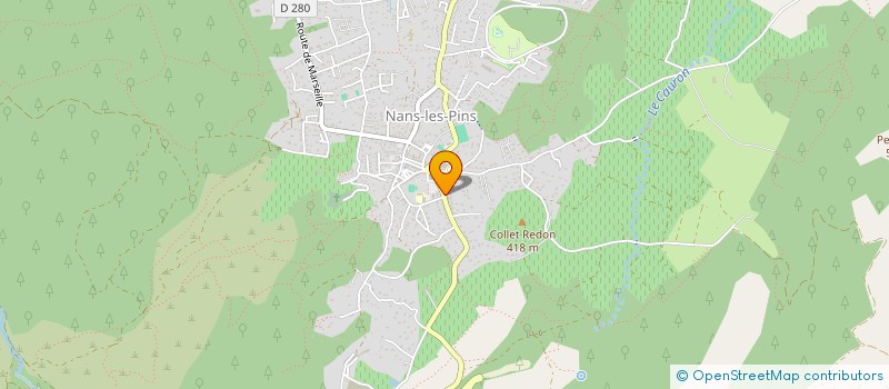 localisation de l'entreprise ALC.UNION-CONSTRUCTION  NANS-LES-PINS