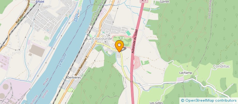 localisation de l'entreprise ALCA  MONTBOUCHER-SUR-JABRON