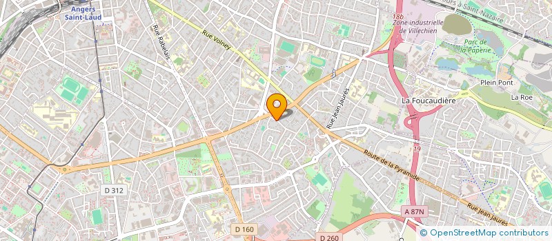 localisation de l'entreprise ALCA à ANGERS