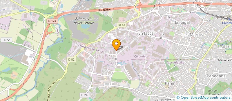 localisation de l'entreprise ALCA BOIS à COLOMIERS