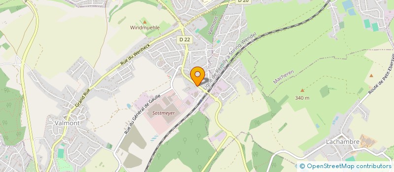 localisation de l'entreprise ALCA COACHING  VALMONT