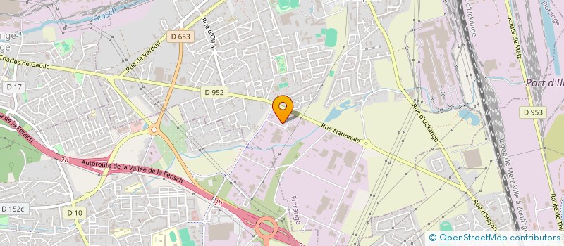localisation de l'entreprise ALCA ETANCHE à FLORANGE