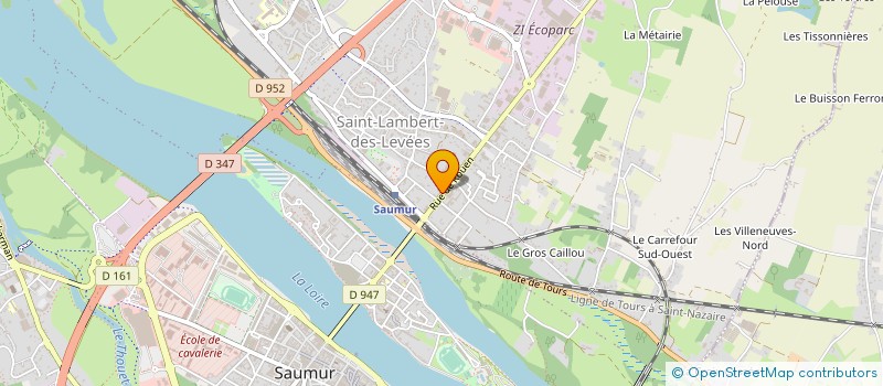 localisation de l'entreprise ALCA GS à SAUMUR
