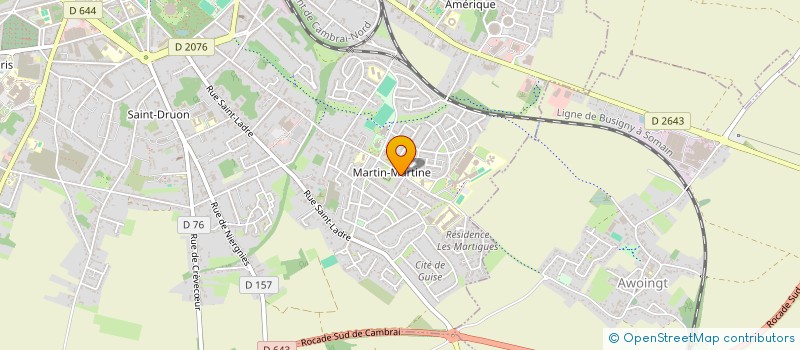 localisation de l'entreprise ALCA IMMOBILIER à CAMBRAI