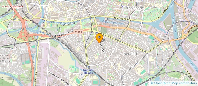 localisation de l'entreprise ALCA INGENIERIE à STRASBOURG