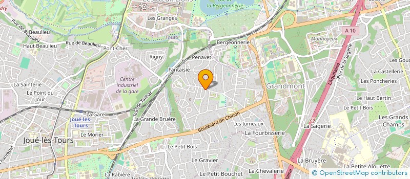 localisation de l'entreprise ALCA NEGOCE  JOUE-LES-TOURS