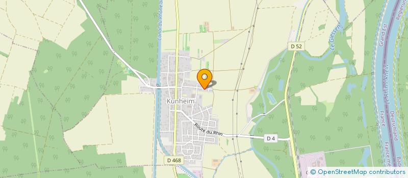 localisation de l'entreprise ALCA RECRUTEMENT  KUNHEIM