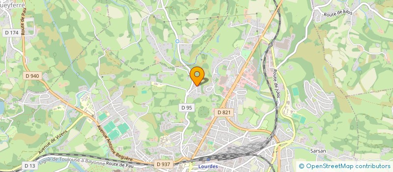 localisation de l'entreprise ALCA SOUVENIRS à LOURDES