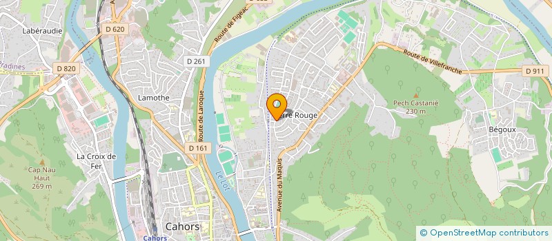 localisation de l'entreprise ALCADA  CAHORS