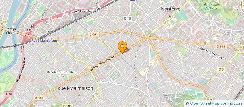 localisation de l'entreprise ALCADE à NANTERRE