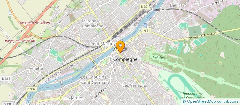 localisation de l'entreprise ALCADIEM  COMPIEGNE