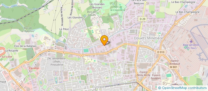 localisation de l'entreprise ALCADIS 28  CERELLES