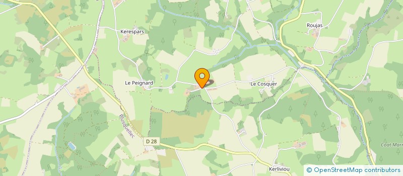 localisation de l'entreprise ALCAELRO  CALANHEL