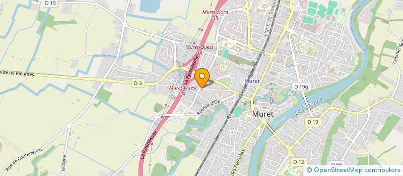 localisation de l'entreprise ALCALA ANTOINE & FONT ROBERT  MURET