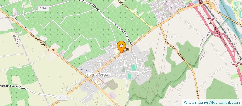 localisation de l'entreprise ALCALINE CONCIERGERIE ET PISCINES à PLAN-D'ORGON