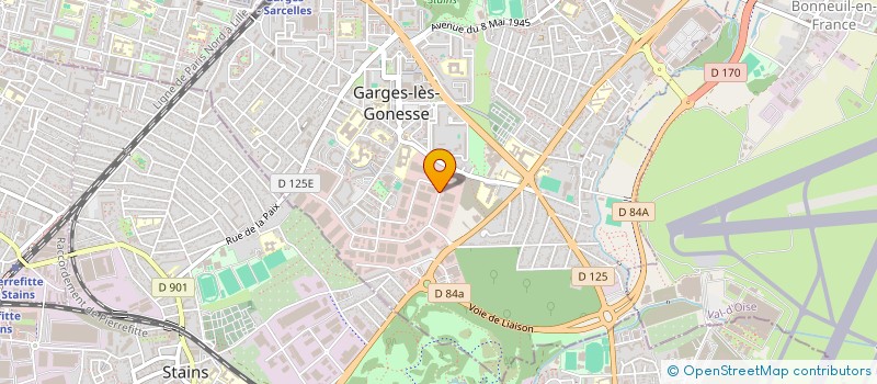 localisation de l'entreprise ALCAM à GARGES-LES-GONESSE
