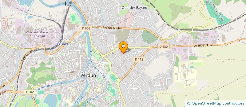 localisation de l'entreprise ALCAM à VERDUN