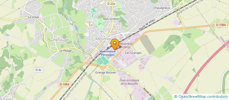 localisation de l'entreprise ALCAM CONCEPT  MEXIMIEUX