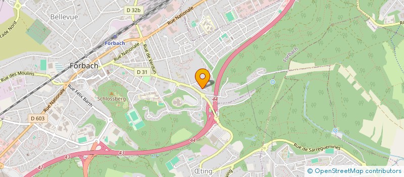 localisation de l'entreprise ALCAM IMMOBILIER  FORBACH