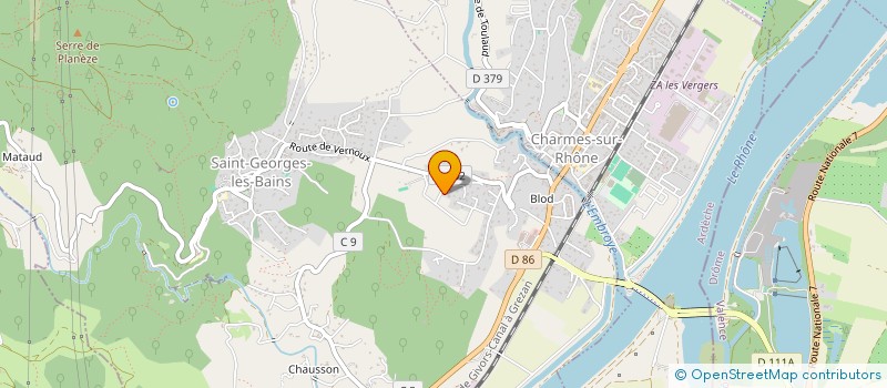 localisation de l'entreprise ALCAMAN  SAINT-GEORGES-LES-BAINS