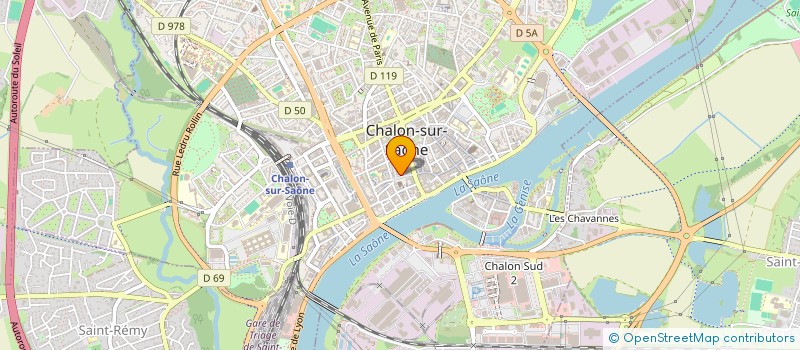 localisation de l'entreprise ALCAMO à CHALON-SUR-SAONE