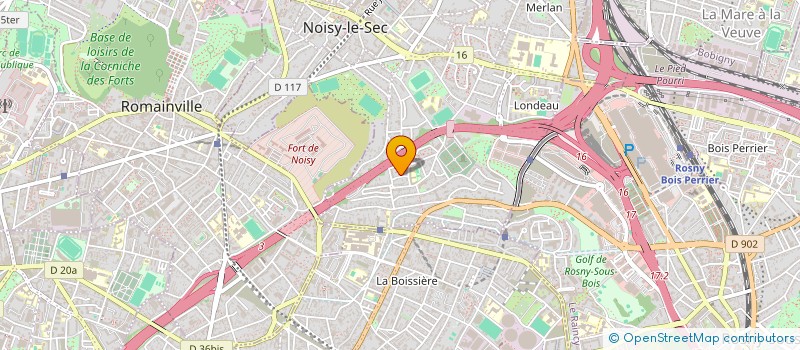 localisation de l'entreprise ALCAMPRODUCTIONS à NOISY-LE-SEC