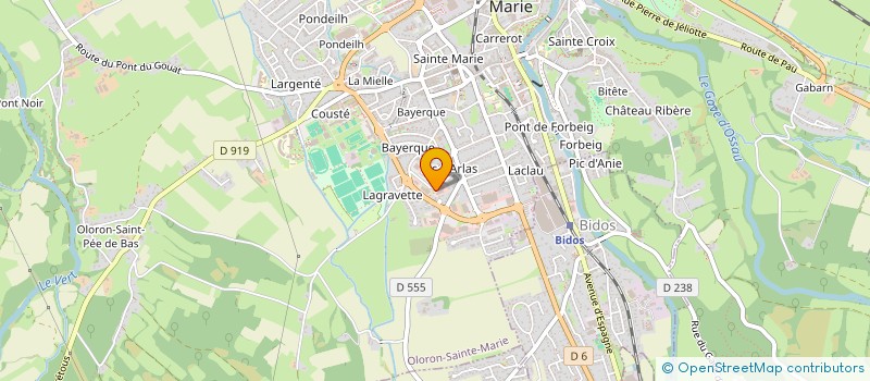 localisation de l'entreprise ALCANA  OLORON-SAINTE-MARIE