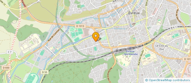 localisation de l'entreprise ALCANA  EVREUX