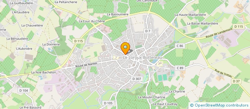 localisation de l'entreprise ALCANCIA FILMS  LE LOROUX-BOTTEREAU