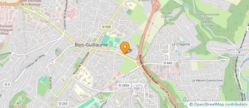 localisation de l'entreprise ALCANI  BOIS-GUILLAUME