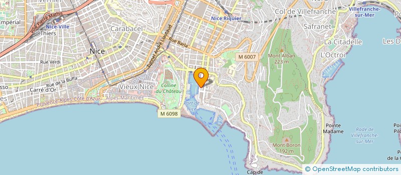 localisation de l'entreprise ALCANTARA & RITZ à NICE