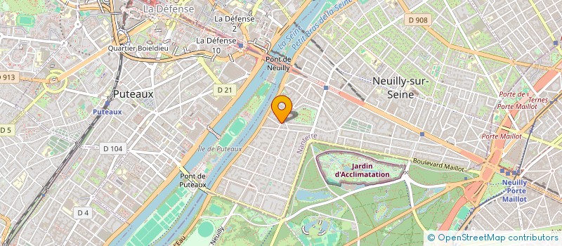 localisation de l'entreprise ALCAPA BUILDER à NEUILLY-SUR-SEINE