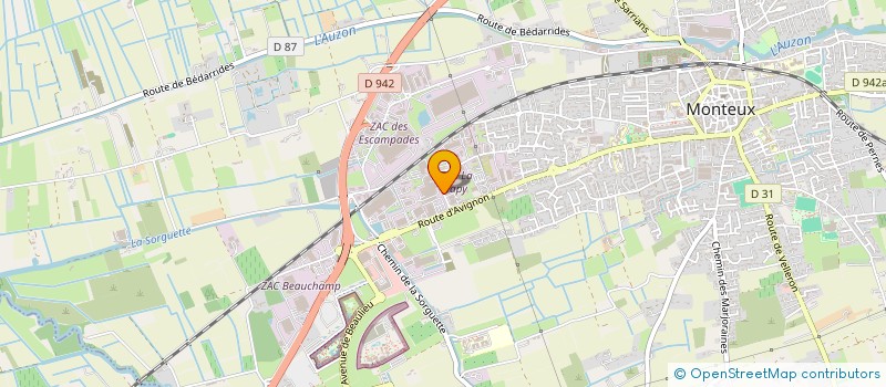 localisation de l'entreprise ALCAPT  MONTEUX