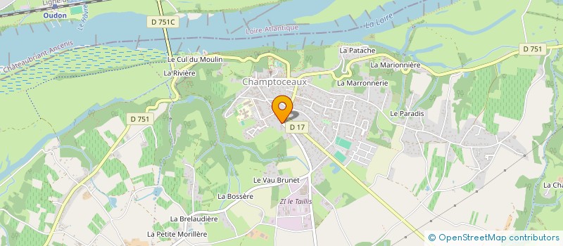 localisation de l'entreprise ALCAR  OREE-D'ANJOU