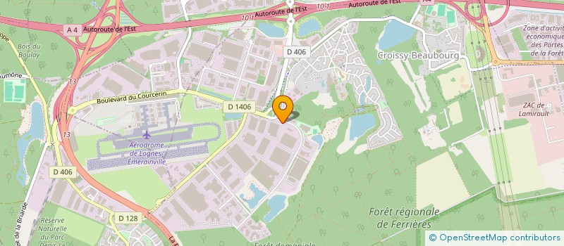 localisation de l'entreprise ALCARA  CROISSY-BEAUBOURG