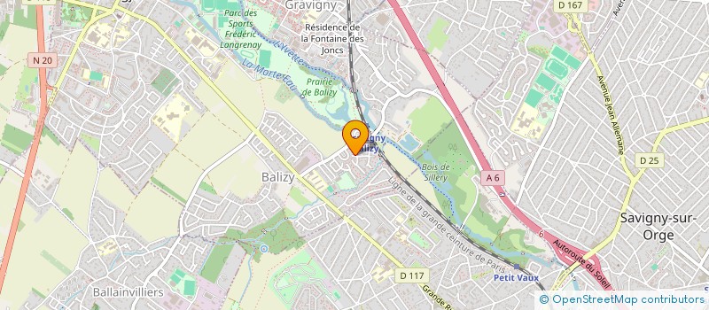 localisation de l'entreprise ALCARAS STEPHANE  BALLAINVILLIERS