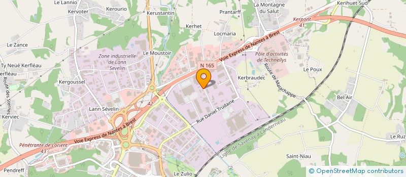 localisation de l'entreprise ALCARAT  CAUDAN