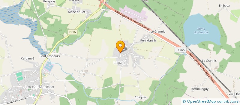 localisation de l'entreprise ALCARO  LOCOAL-MENDON