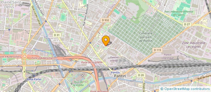 localisation de l'entreprise ALCASA THE BUSINESS MILL  PANTIN