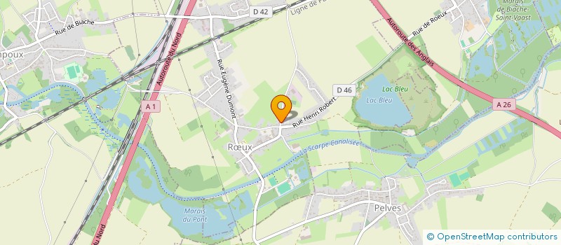 localisation de l'entreprise ALCATED  RUX