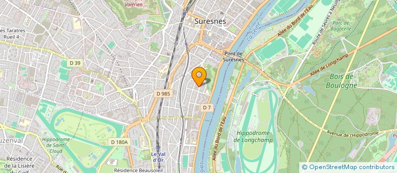localisation de l'entreprise ALCATELI-BAT à SURESNES