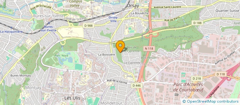 localisation de l'entreprise ALCATHOE à ORSAY